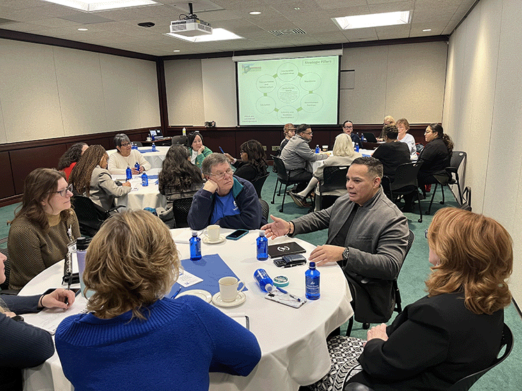 Lorain County focus group attendees participate in discussion
