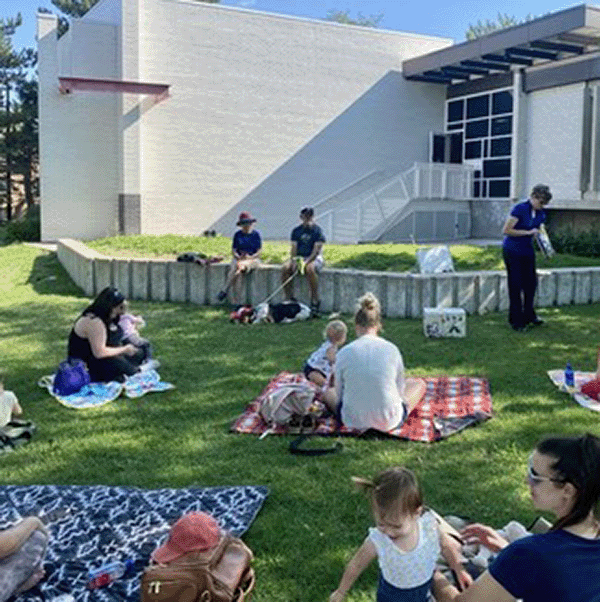 Littleton residents attend story time with Murdoch