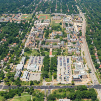 Aerial view of University City, Missouri, USA