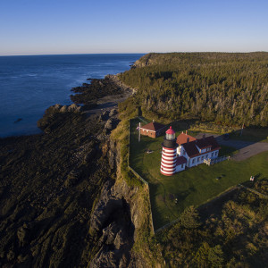 West Quoddy Head Lighthouse in Lubec, Maine.